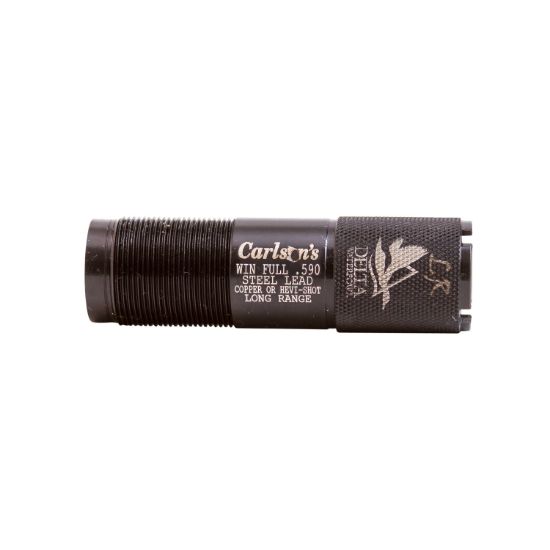 Picture of Carlson's Choke Tubes 07456 Delta Waterfowl Extended Choke 20 Gauge Long Range Extended 17-4 Stainless Steel 