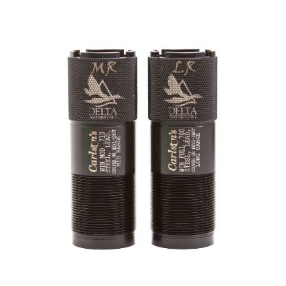 Picture of Carlson's Choke Tubes 07470 Delta Waterfowl 12 Gauge Mid-Range Long Range Extended 17-4 Stainless Steel 