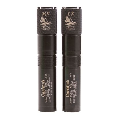 Picture of Carlson's Choke Tubes 07571 Delta Waterfowl Extended Choke 20 Gauge Mid-Range Long Range 17-4 Stainless Steel 