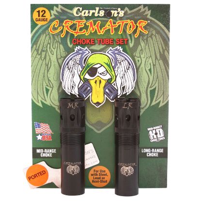 Picture of Carlson's Choke Tubes 11512 Cremator 12 Gauge Mid-Range Long Range Ported 17-4 Stainless Steel 