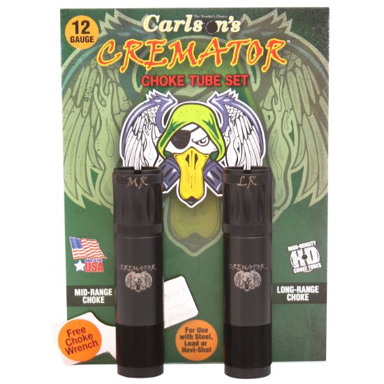 Picture of Carlson's Choke Tubes 11622 Cremator 12 Gauge Mid-Range Long Range Non-Ported 17-4 Stainless Steel 