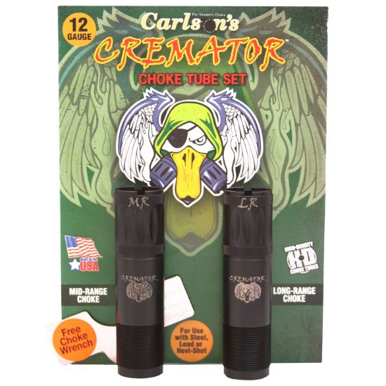 Picture of Carlson's Choke Tubes 11632 Cremator 12 Gauge Mid-Range Long Range Non-Ported 17-4 Stainless Steel 