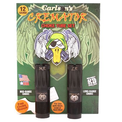 Picture of Carlson's Choke Tubes 11642 Cremator 12 Gauge Mid-Range Long Range Non-Ported 17-4 Stainless Steel 