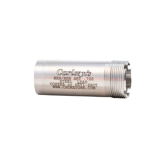 Picture of Carlson's Choke Tubes 16612 Replacement 12 Gauge Skeet Flush Stainless Steel 