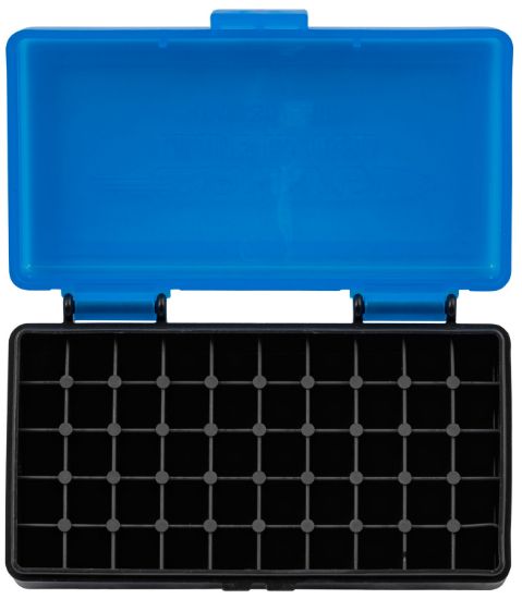 Picture of Berry's 53852 Ammo Box 380 Acp/9Mm Luger Blue/Black Polypropylene 50Rd 