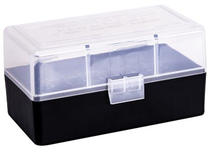 Picture of Berry's 79462 Ammo Box 223 Rem/5.56X45mm Nato Clear/Black Polypropylene 50Rd 