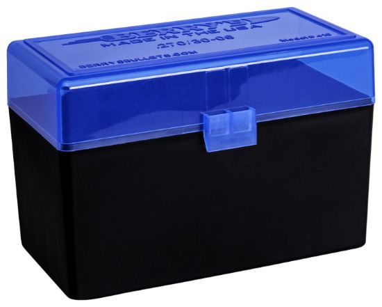 Picture of Berry's 82467 Ammo Box 243 Win/308 Win Blue/Black Polypropylene 50Rd 