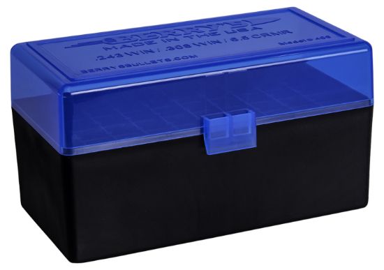 Picture of Berry's 50199 Ammo Box 270 Win/30-06 Springfield Blue/Black Polypropylene 50Rd 