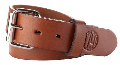 Picture of 1791 Gunleather Blt013236cbra 01 Gun Belt Classic Brown Leather 32/36 1.50" Wide Buckle Closure 