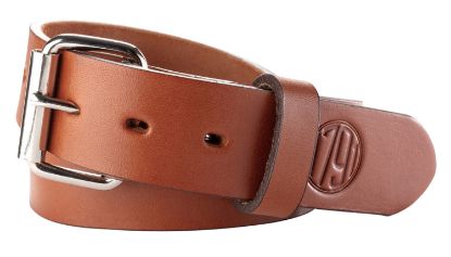 Picture of 1791 Gunleather Blt014044cbra 01 Gun Belt Classic Brown Leather 40/44 1.50" Wide Buckle Closure 