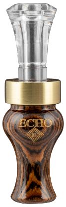 Picture of Echo Calls 90016 Timber Double Reed Mallard Sounds Attracts Ducks Brown Bocote Timber 