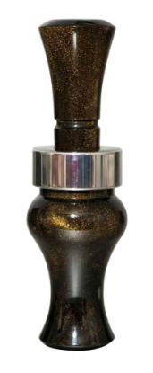 Picture of Echo Calls 78905 Meat Hanger Double Reed Mallard Sounds Attracts Ducks Black Gold Pearl Acrylic 