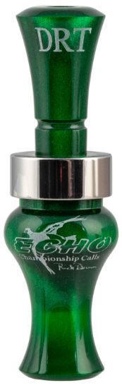 Picture of Echo Calls 79021 Timber Double Reed Mallard Hen Sounds Attracts Ducks Green Pearl Acrylic 