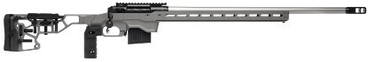 Picture of Savage Arms 57557 110 Elite Precision 6.5 Creedmoor 10+1 26" Matte Stainless, Matte Black Rec, Gray Cerakote Adjustable Mdt Acc Aluminum Chassis Stock 