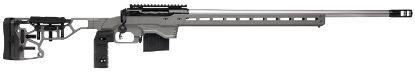 Picture of Savage Arms 57562 110 Elite Precision 338 Lapua Mag 5+1 30" Matte Stainless, Matte Black Rec, Gray Cerakote Adjustable Mdt Acc Aluminum Chassis Stock (Mb Not Included) 