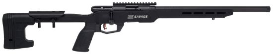 Picture of Savage Arms 70848 B17 Precision Full Size 17 Hmr 10+1 18" Black Heavy Threaded Barrel, Matte Black Picatinny Rail Carbon Steel Receiver, Matte Black Aluminum Mdt Acc Chassis, Black Polymer Grips 