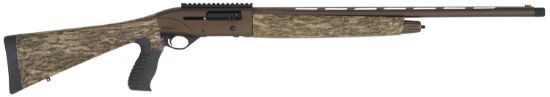 Picture of Tristar 24152 Viper G2 Turkey 20 Gauge 3" 5+1 24" Barrel, Bronze Cerakote Receiver, Mossy Oak Bottomland Fixed Pistol Grip Stock, Includes 4 Mobilchoke 