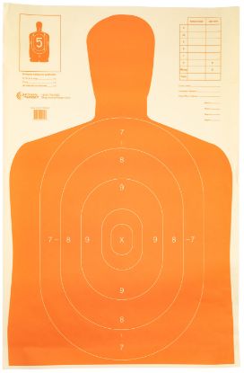 Picture of Action Target B27eorange Qualification Economy Silhouette Hanging Paper Target 23" X 35" 100 Per Box 