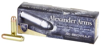 Picture of Alexander Arms Ab350rsbox Round Shoulder 50Beowulf 350Gr Flat Point 20 Per Box/10 Case 