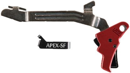 Picture of Apex Tactical 102157 Action Enhancement Black/Red Drop-In Trigger, Compatible W/ Glock 43/43X/48 Right Hand 