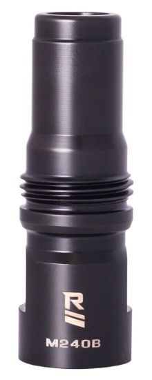 Picture of Rugged Suppressor Md002 M240b Muzzle Device Black With 25/32X24 Threads & Dual Taper Locking System For Surge762, Razor762 & Micro30 Suppressors 