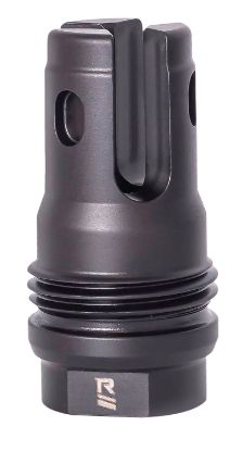 Picture of Rugged Suppressor Fh007 R3 Flash Mitigation System Black With 9/16"-24 Tpi Threads & 2.13" Oal For 7.62Mm Radiant762, Surge762, Razor762 & Micro30 Suppressors 