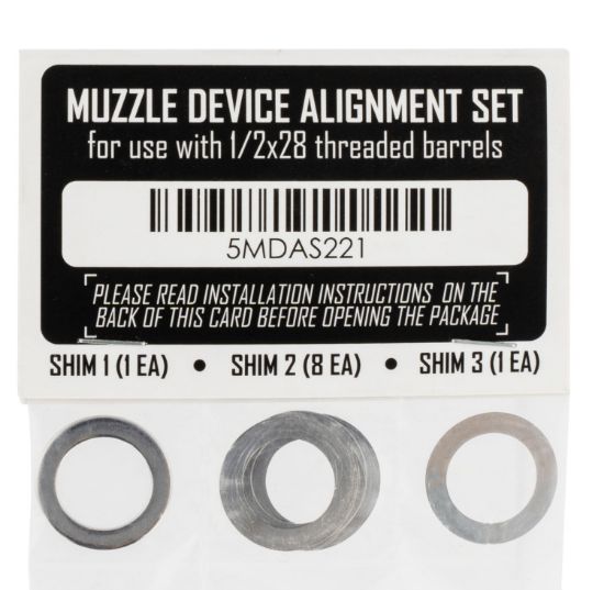 Picture of Rugged Suppressor Sa001 Shim Kit For 1/2"-28 Tpi 