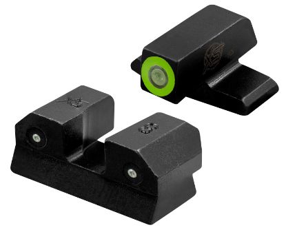 Picture of Xs Sights Sir015p6g R3d Night Sights- Sig Sauer- Springfield Armory Black | Green Tritium Green Outline Front Sight Green Tritium Rear Sight 