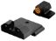 Picture of Xs Sights Swr033s6n R3d Night Sights- Smith & Wesson Black | Green Tritium Orange Outline Front Sight Green Tritium Rear Sight 