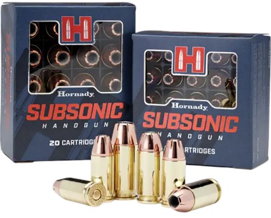 Picture of Hornady 90287 Subsonic Handgun 9Mm Luger 147 Gr Hornady Xtp Subsonic 25 Per Box/ 10 Case 