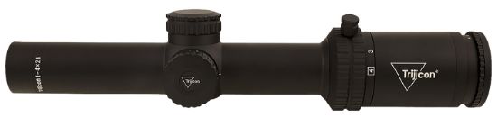 Picture of Trijicon 2900012 Credo Matte Black 1-4X24mm 30Mm Tube Led Illuminated Green Mrad Ranging Reticle 