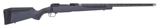 Picture of Savage Arms 57577 110 Ultralite 308 Win 4+1 22" Carbon Fiber Wrapped Barrel, Black Melonite Rec, Gray Accustock With Accufit 