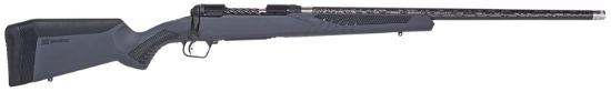 Picture of Savage Arms 57579 110 Ultralite 280 Ackley Improved 4+1 22" Carbon Fiber Wrapped Barrel, Black Melonite Rec, Gray Accustock With Accufit 