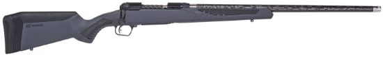 Picture of Savage Arms 57582 110 Ultralite 300 Wsm 2+1 24" Carbon Fiber Wrapped Barrel, Black Melonite Rec, Gray Accustock With Accufit 