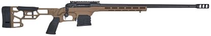 Picture of Savage Arms 57564 110 Precision 6.5 Creedmoor 10+1 24", Matte Black Rec/Barrel, Flat Dark Earth Cerakote Mdt Lss Xl Chassis, Polymer Grip 