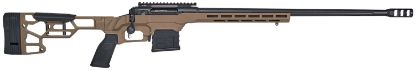 Picture of Savage Arms 57566 110 Precision 338 Lapua Mag 5+1 24", Matte Black Rec/Barrel, Flat Dark Earth Cerakote Mdt Lss Xl Chassis, Polymer Grip 