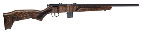 Picture of Savage Arms 91937 93 Minimalist Full Size 22 Wmr 10+1, 18" Matte Black Steel Barrel, Matte Black Carbon Steel Receiver, Natural Brown Boyd's Minimalist Stock, Right Hand 