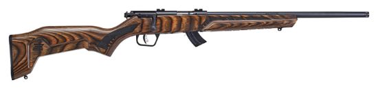 Picture of Savage Arms 26737 Mark Ii Minimalist Full Size 22 Lr 10+1 18" Matte Black Steel Threaded Barrel, Matte Black Carbon Steel Receiver, Boyd's Minimalist Natural Brown Laminate Stock 