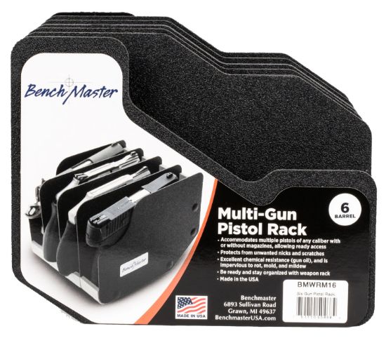 Picture of Benchmaster Bmwrm16 Weaponrac Kydex Holds 6 Handguns 