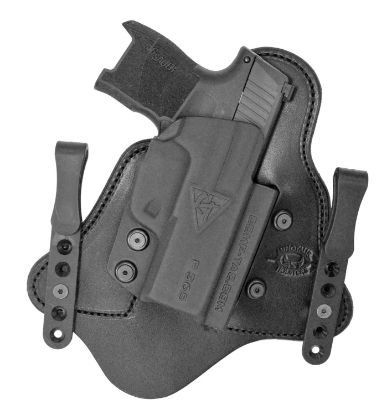 Picture of Comp-Tac C225ss263rbsn Mtac Iwb Black Kydex/Leather Belt Clip Fits Sig P365xl Right Hand 