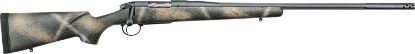 Picture of Bergara Rifles Bpr3365 Premier Highlander 6.5 Creedmoor 4+1 24" Sniper Gray Cerakote Fluted Barrel, Sniper Gray Cerakote 416 Stainless Steel Receiver, Woodland Camo Grayboe Stock 