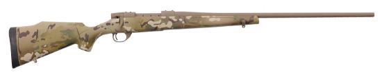 Picture of Weatherby Vcx653wr6t Vanguard 6.5-300 Wthby Mag 3+1 26" Barrel, Flat Dark Earth Cerakote Metal Finish, Multicam Fixed Monte Carlo Stock 