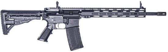 Picture of Ati Atig15ms556mlts Mil-Sport 5.56X45mm 30+1 16" Black Phosphate Steel Barrel, Black Aluminum Receiver, M-Lok Handguard, Black Synthetic 6 Position Rogers Super-Stoc, Black Polymer Grip 