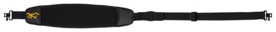 Picture of Browning 12201399 Big Game Sling Made Of Black Neoprene With 25"-50" Oal, Adjustable Design & Swivels For Rifle/Shotgun 