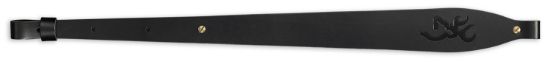 Picture of Browning 122499 Big Buckmark Sling Made Of Black Leather With 25"-35" Oal & Adjustable Design For Rifles 