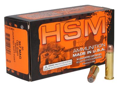 Picture of Hsm 35722N Pro Pistol 357 Mag 158 Gr Jacketed Soft Point 50 Per Box/ 10 Case 