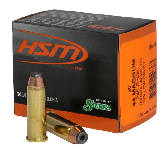 Picture of Hsm 44M18n20 Pro Pistol 44 Rem Mag 240 Gr Jacketed Hollow Cavity 20 Per Box/ 20 Case 