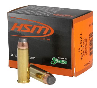 Picture of Hsm 454C5n20 Pro Pistol 454 Casull 300 Gr Jacketed Soft Point 20 Per Box/ 20 Case 