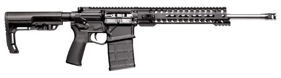 Picture of Patriot Ordnance Factory 01662 Rogue Direct Impingement 7.62X51mm Nato 20+1 16.50" Stainless Steel Barrel, Black Anodized Receiver, 11" Renegade Handguard, Synthetic 6 Position Mft Minimalist Stock 