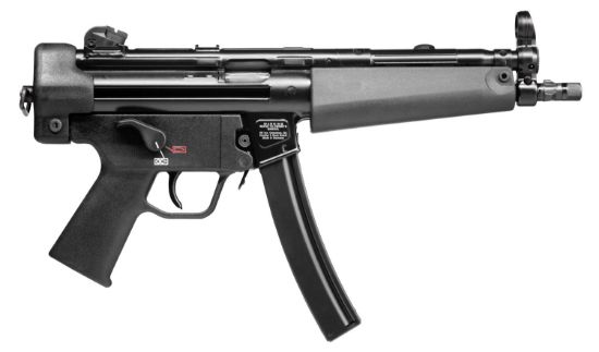 Picture of Hk 81000477 Sp5 9Mm Luger 30+1 8.86" Black Steel Barrel, Black Aluminum Receiver, Black Polymer Grips 